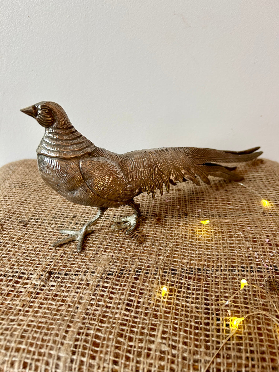 Handsome Metal Vintage Pheasant