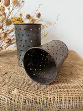 Load image into Gallery viewer, French Tall Metal Vintage Faisselle

