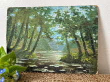 Load image into Gallery viewer, French Woodland Oil on Card
