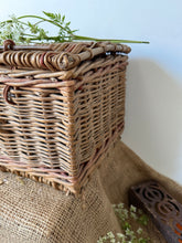 Load image into Gallery viewer, Super  French Vintage Wicker Basket
