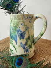 Load image into Gallery viewer, Gorgeous Greens &amp; Blues French Savoie Jug
