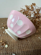 Load image into Gallery viewer, Ditsy Pink Spotty Sarreguimes Cafe au Lait
