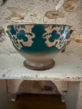 Load image into Gallery viewer, Rustic Choisy du Roi Dark Green Handled Cafe au Lait
