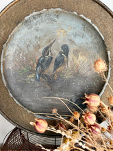 Load image into Gallery viewer, French Handpainted Kingfisher Concave Charger
