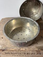 Load image into Gallery viewer, Gorgeous Huge Heavy Metal Vintage Faisselle
