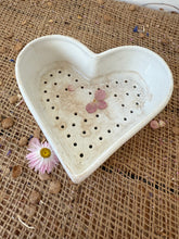 Load image into Gallery viewer, Gorgeous French Ironstone Heart Faisselle
