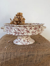 Load image into Gallery viewer, French Vintage Floral Oval Raised Tureen
