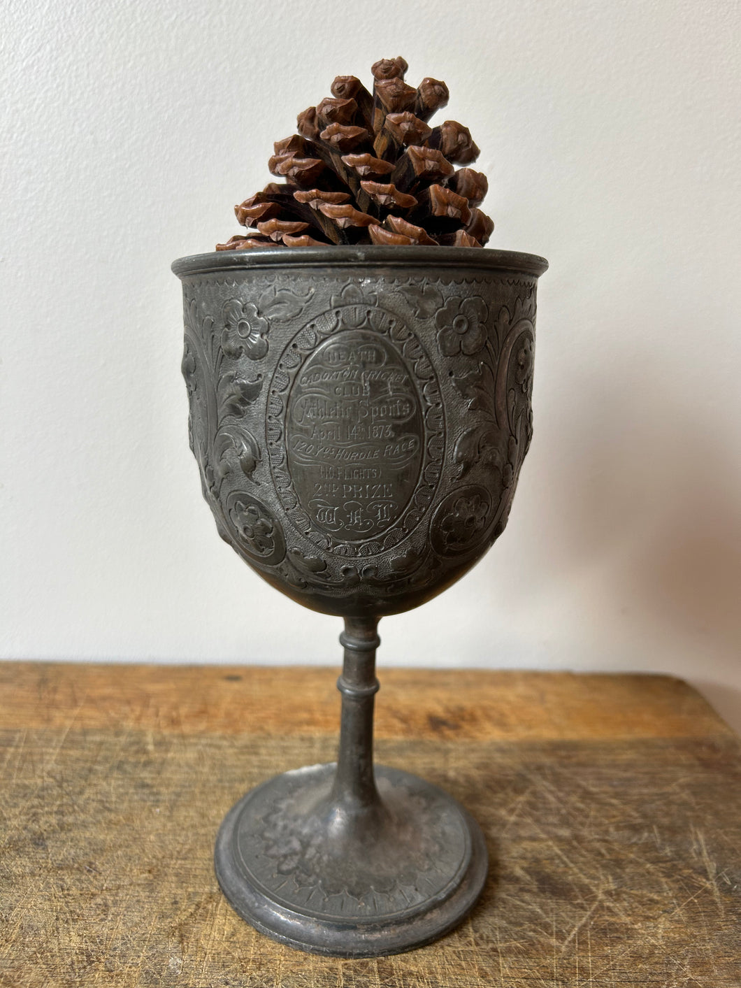 Vintage Metal Goblet