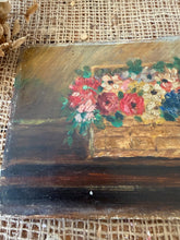 Load image into Gallery viewer, Pretty Vintage French Oil Floral
