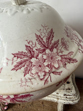 Load image into Gallery viewer, Beautiful French Floral Ironstone Soupiere
