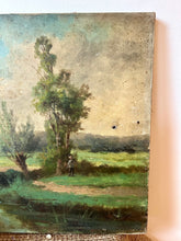 Load image into Gallery viewer, French Countryside Rural Scene Oil on Canvas
