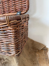 Load image into Gallery viewer, French Vintage Wicker Basket
