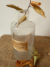 Load image into Gallery viewer, Vintage Glass Apothecary Bottle
