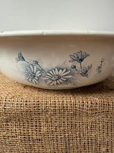 Load image into Gallery viewer, French Large Vintage Daisy Ironstone Bowl
