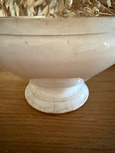 Load image into Gallery viewer, French Sarreguimes Neutral Ironstone Soupiere
