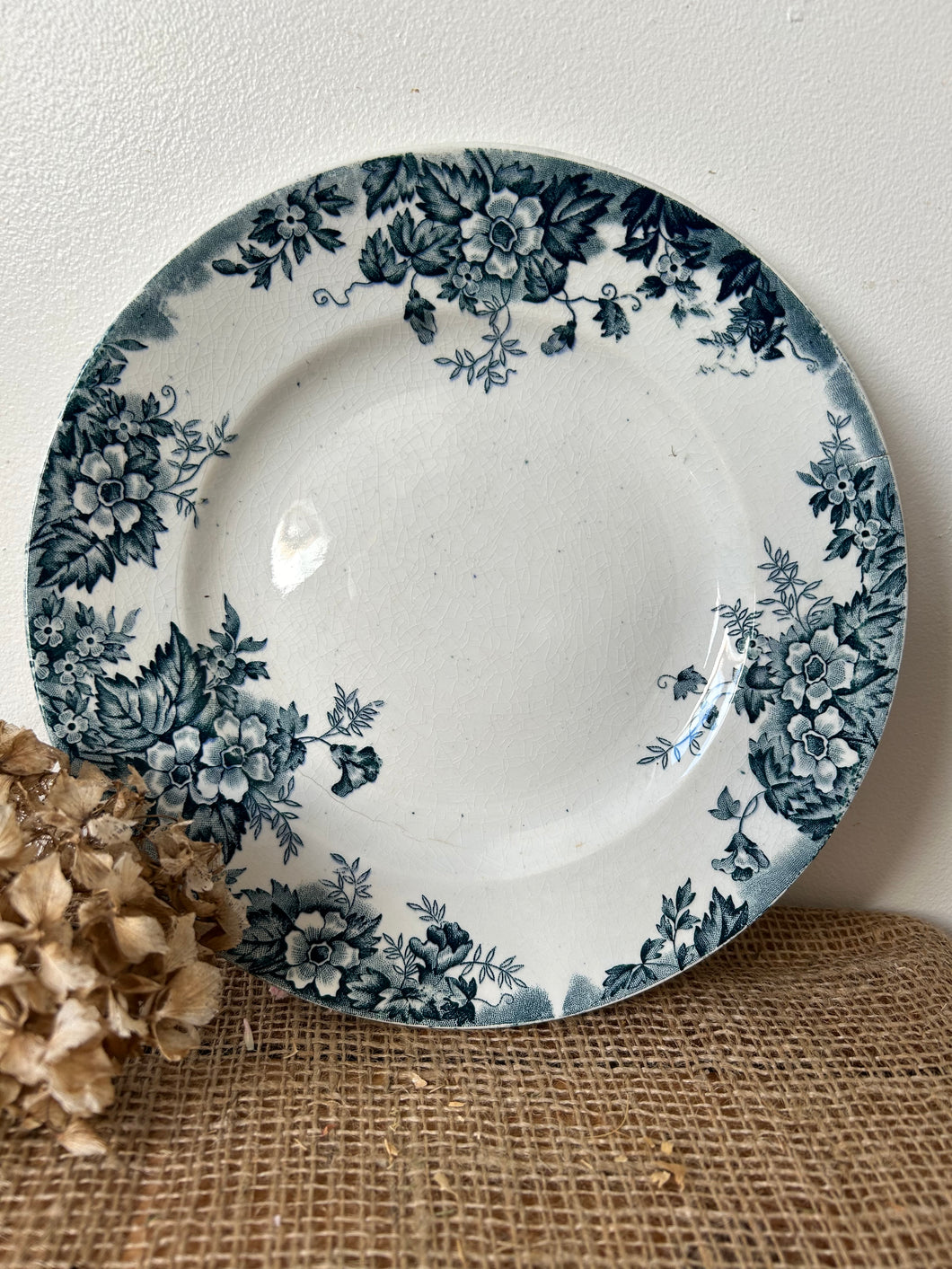 French Marie Louise Ironstone Plate