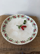 Load image into Gallery viewer, Lovely Green and Red Raised French Plate
