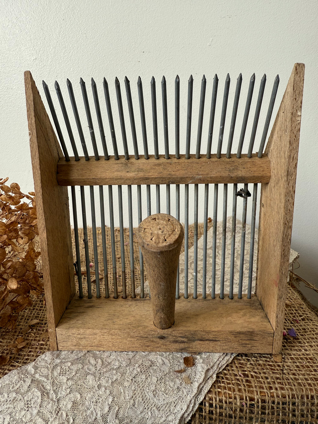 French Rustic Scratch Built Myrtilles Picker