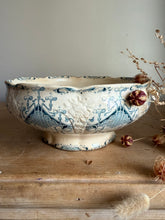 Load image into Gallery viewer, French Fluted Embossed Art Deco Ironstone Deep Bowl
