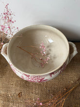 Load image into Gallery viewer, Beautiful French Floral Ironstone Soupiere
