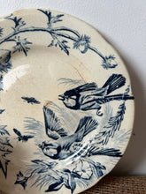 Load image into Gallery viewer, French Transferware Bird Plate
