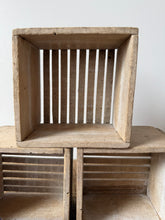 Load image into Gallery viewer, French Vintage Bleached Wooden Cheese Drainers / Moulds

