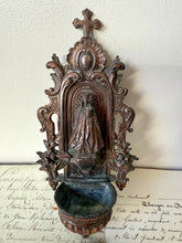 Load image into Gallery viewer, French Religious Sacremental Holy Water Font
