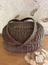 Load image into Gallery viewer, French Vintage Wicker Bressan Basket
