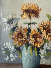 Load image into Gallery viewer, French Vintage Floral Oil Painting
