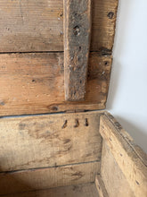 Load image into Gallery viewer, French Antique Wooden Champagne Crate
