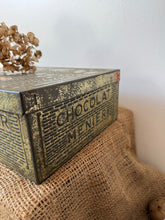 Load image into Gallery viewer, Gorgeous Rustic Chocolat Menier Tin
