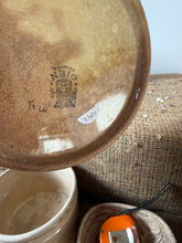 Load image into Gallery viewer, Ironstone Buttery Wide Confiture Pot
