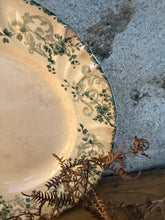Load image into Gallery viewer, Green Heavy Ironstone Longwy Crazed Buttery Plate
