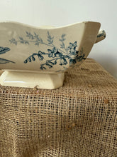 Load image into Gallery viewer, French Square Blue Transferware Dish
