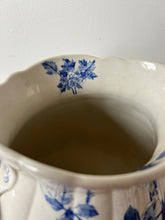 Load image into Gallery viewer, Huge Vintage Blue and White Pot/Vase
