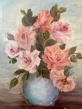 Load image into Gallery viewer, Vintage Roses Oil on Canvas
