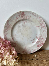 Load image into Gallery viewer, French Vintage Crazed and Mottled Pink Plate
