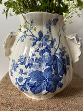 Load image into Gallery viewer, Huge Vintage Blue and White Pot/Vase
