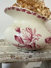 Load image into Gallery viewer, Gorgeous French Ironstone Tubby Water Jug
