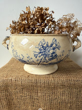 Load image into Gallery viewer, Large French Blue Transferware Soupiere
