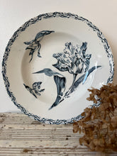 Load image into Gallery viewer, Beautiful French Blue Tulipe Ironstone Dish
