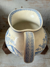 Load image into Gallery viewer, French Vintage Sky Blue Tubby Jug
