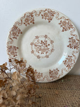 Load image into Gallery viewer, Pretty French Sepia Transferware Plate
