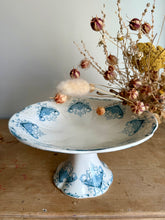 Load image into Gallery viewer, French Tall Embossed Art Deco Compote

