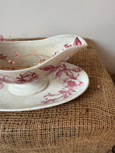 Load image into Gallery viewer, French Pink Transferware Saucier
