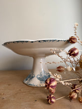 Load image into Gallery viewer, French Tall Embossed Art Deco Compote
