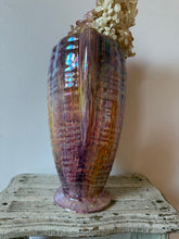 Load image into Gallery viewer, Fabulous Iridescent Purple Vase
