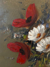 Load image into Gallery viewer, Vintage Poppy Oil on Board
