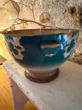 Load image into Gallery viewer, Rustic Choisy du Roi Dark Green Handled Cafe au Lait
