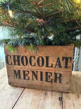 Load image into Gallery viewer, French Vintage Chocolat Menier Crate
